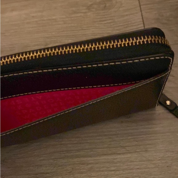 NWOT KATE SPADE NEDRA SAFFIANO LEATHER WALLET W/ HOT PINK LINING. - Picture 7 of 13